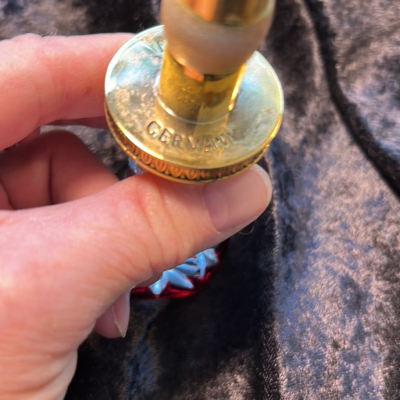 RARE authentic Faberge ruby red bottle stopper - Picture 9 of 14